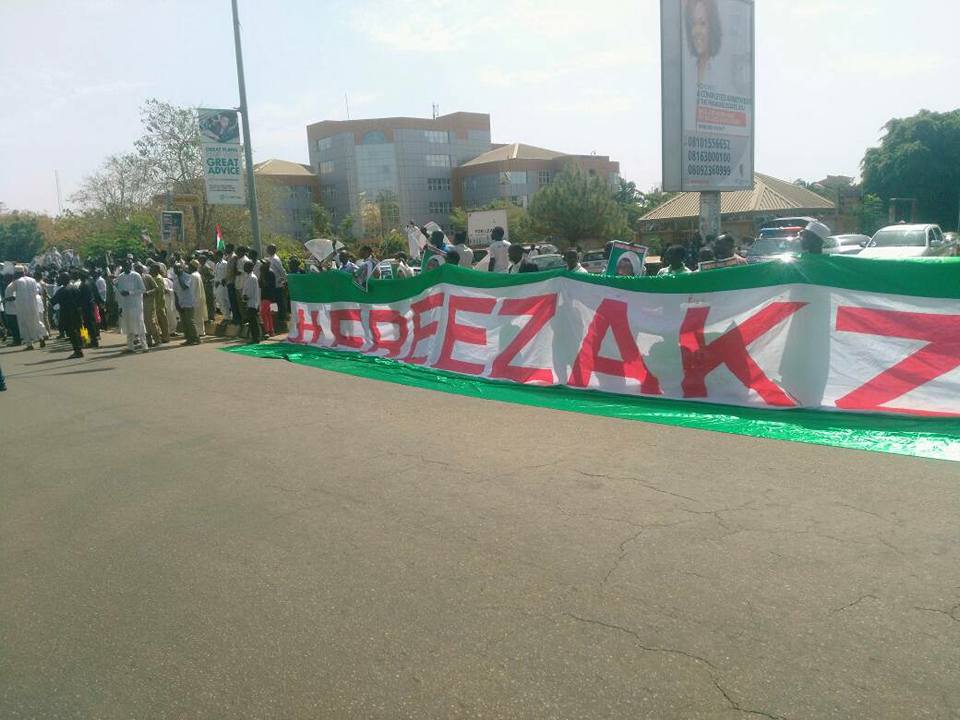 free zakzaky protest in abuja on dec 13, 2017